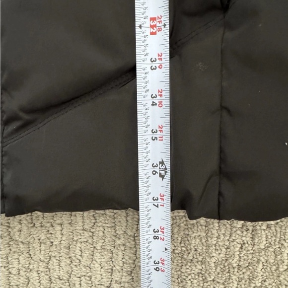 JESSICA SIMPSON Women's XS Hooded Puffer Long Black Zip-Up Jacket Winter Coat - Picture 12 of 14